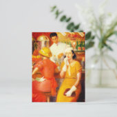 Carte Postale Fontaine de Soda - William Glackens (1935) (Debout devant)