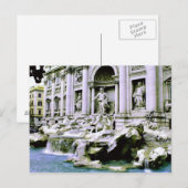 Carte Postale Fontaine de Trevi (Devant / Derrière)