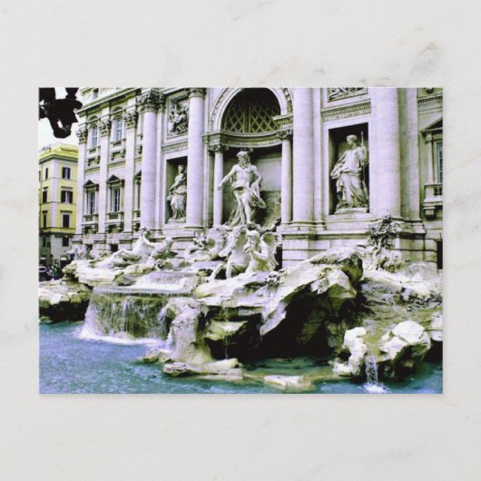 Carte Postale Fontaine de Trevi (Devant)