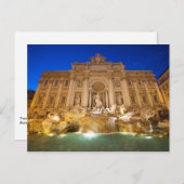 Carte Postale Fontaine de Trevi (Devant / Derrière)