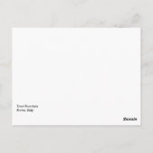 Carte Postale Fontaine de Trevi (Dos)