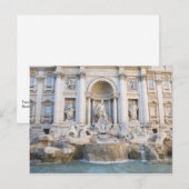 Carte Postale Fontaine de Trevi (Devant / Derrière)