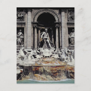 Carte Postale Fontaine de Trevi, construite 1732-62