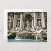 Carte Postale Fontaine de Trevi (Fontana di Trevi) - Rome (Devant / Derrière)