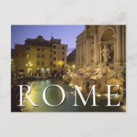 Fontaine de Trevi la Nuit | Rome, Italie | Merci