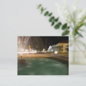 Carte Postale Fontaine d'eau et Bathhouse Row, Sources thermales (Debout devant)