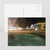 Carte Postale Fontaine d'eau et Bathhouse Row, Sources thermales (Devant / Derrière)