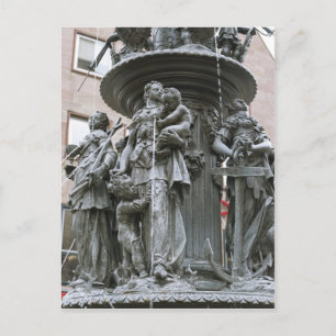 Carte Postale Fontaine des Vertus à Nuremberg
