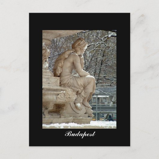 Carte Postale Fontaine du Danube, Budapest (Devant)