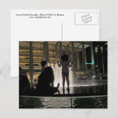 Carte Postale Fontaine du Lincoln Center (Devant / Derrière)