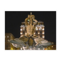 Fontaine du Triton, Rome, Italie -