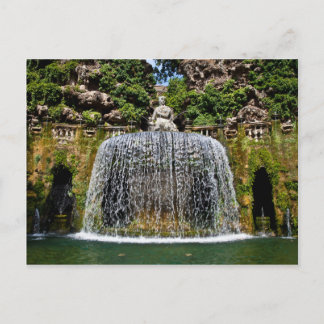 Carte Postale Fontaine en villa D'Este