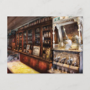 Carte Postale Fontaine locale de soda