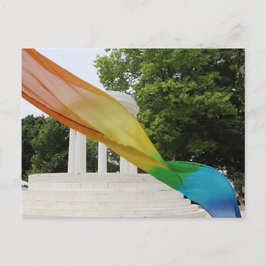 Carte Postale Fontaine Marshall Rainbow Pride (Devant)