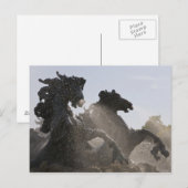 Carte Postale Fontaine, Monument des Girondins, Bordeaux, (Devant / Derrière)