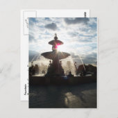 Carte postale Fontaine Paris (Devant / Derrière)