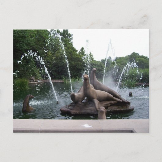 Carte Postale Fontaine Sea Lion (Devant)