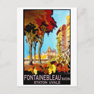 Carte Postale Fontainebleau, Avon, Paris, France, vintage