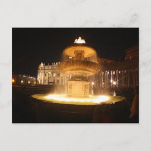 Carte Postale Fontaines du Vatican, Bernini