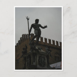 Carte postale - Fontana del Nuttuno, Bologne, Ital