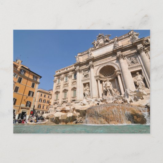 Carte Postale Fontana di Trevi à Rome, Italie (Devant)