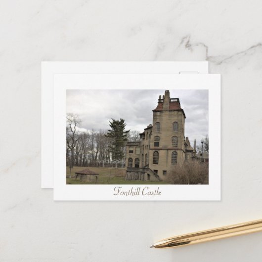 Carte postale Fonthill Castle (Devant/Arrière en situation)
