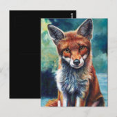 Carte Postale Foooxy Fox (Devant / Derrière)