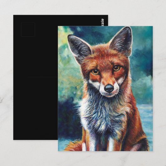 Carte Postale Foooxy Fox (Devant / Derrière)