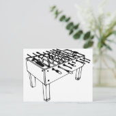Carte Postale Foosball - Football de table (Debout devant)