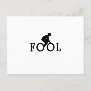 Carte Postale Foot Vélo - Ventilateur Cycliste