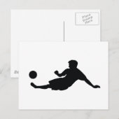 Carte Postale Football (Devant / Derrière)