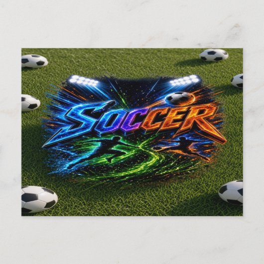 Carte Postale Football (Devant)