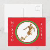 CARTE POSTALE FOOTBALL (Devant / Derrière)