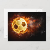 Carte Postale Football (Devant / Derrière)