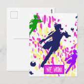 CARTE POSTALE FOOTBALL (Devant / Derrière)