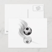 Carte Postale football (Devant / Derrière)