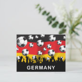 Carte Postale Football Allemagne (Debout devant)
