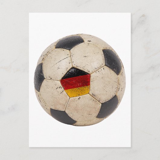 Carte Postale Football Allemagne (Devant)