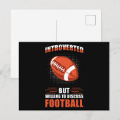 Carte Postale Football américain (Devant / Derrière)