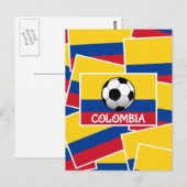 Carte Postale Football américain de Colombia (Devant / Derrière)