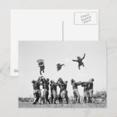 Carte Postale Football, années 1930 (Devant / Derrière)