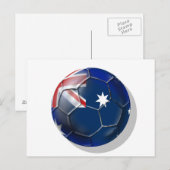 Carte Postale Football australien (Devant / Derrière)
