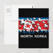 Carte Postale Football Corée (Devant / Derrière)