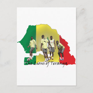 Carte Postale Football du Sénégal