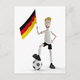 Carte Postale Football en Allemagne