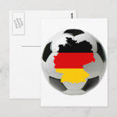 Carte Postale football en Allemagne (Devant / Derrière)