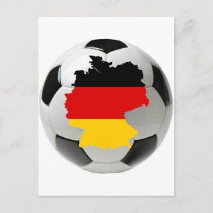 Carte Postale football en Allemagne