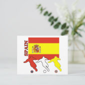 Carte Postale Football Espagne (Debout devant)