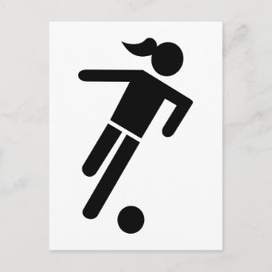 Carte Postale Football féminin