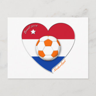 Carte Postale Football Netherlands. NEDERLAND soccer national